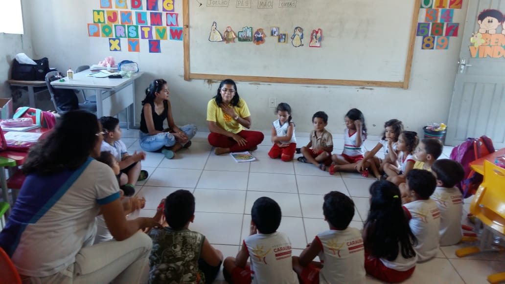Escolas de Caraúbas recebem profissionais do Cras “Manoel Maria” para realização de palestras de conscientização contra abuso sexual de crianças e adolescentes