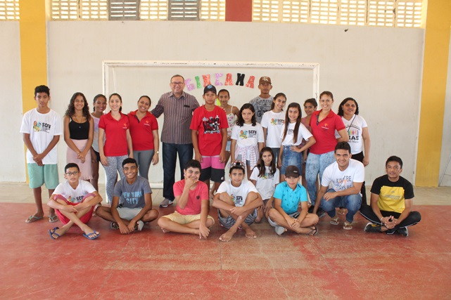 Crianças e Adolescentes do Cras Manoel Maria em Caraúbas participam de Gincana interativa