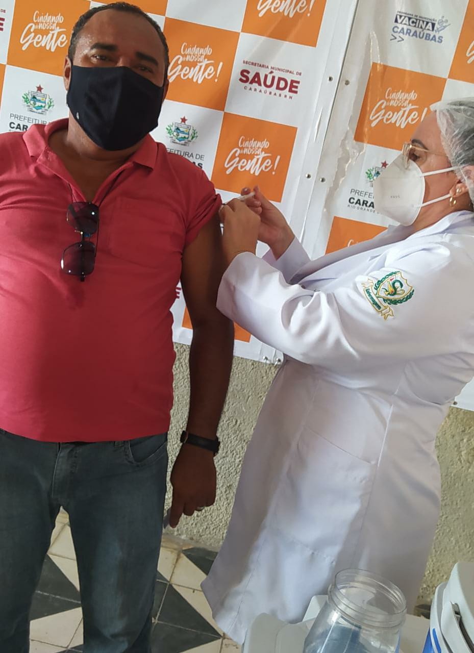 Município de Caraúbas atinge índice de vacinação contra Covid-19 recomendado pela OMS