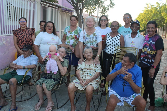 Lar dos Idosos recebe equipe da Assistência Social na Semana do Idoso em Caraúbas